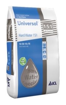 Uniwersol 10-50-10 25kg woda twarda ICL