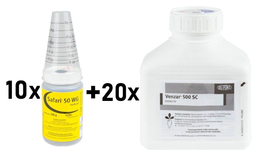 ZESTAW SAFARI 10x120g + VENZAR 20x1L FMC - SKLEPFARMERA