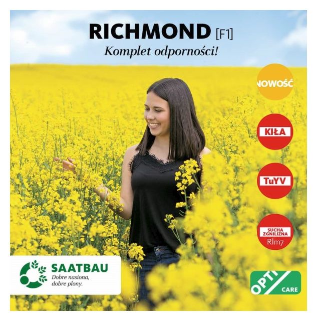 Rzepak ozimy Richmond F1 C1 Integral Pro + Opticare Saat