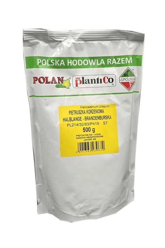 Pietruszka korzeniowa Halblange - Brandenburska 500 g PlantiCo