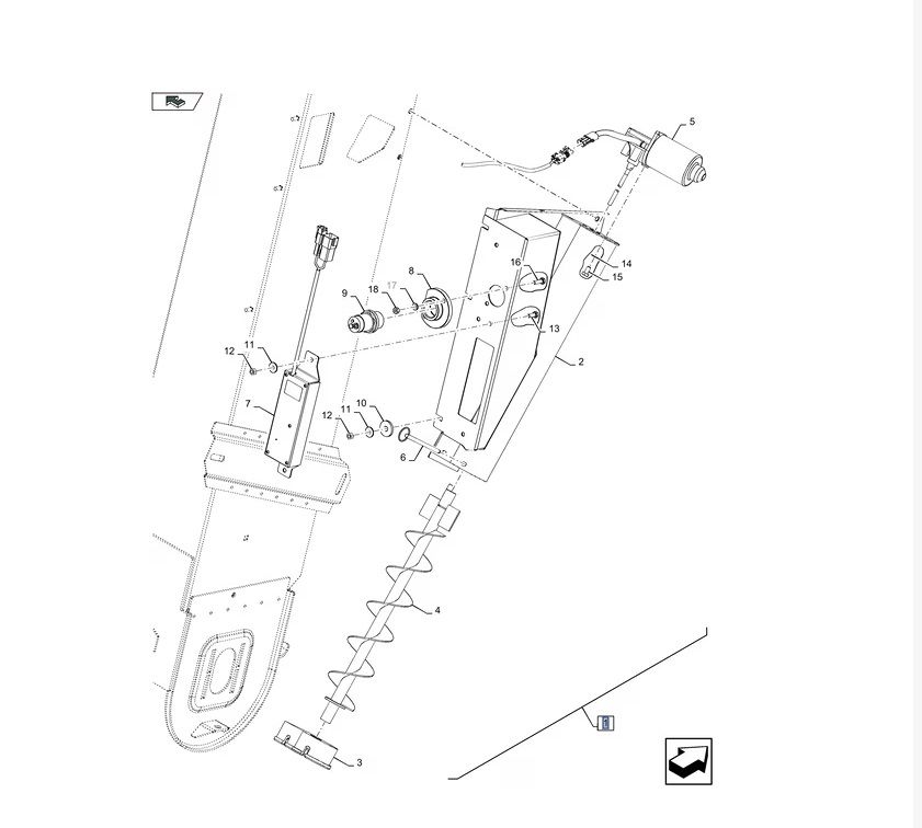 Zestaw DIA czujnika wilgotności New Holland 47876355