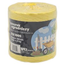 Sznurek TEX 1000 250 mb żółty Tegafol