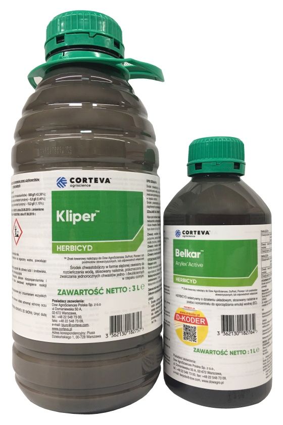 Belkar Pak 4 ha 1 L + Kliper 3L Dow Agro