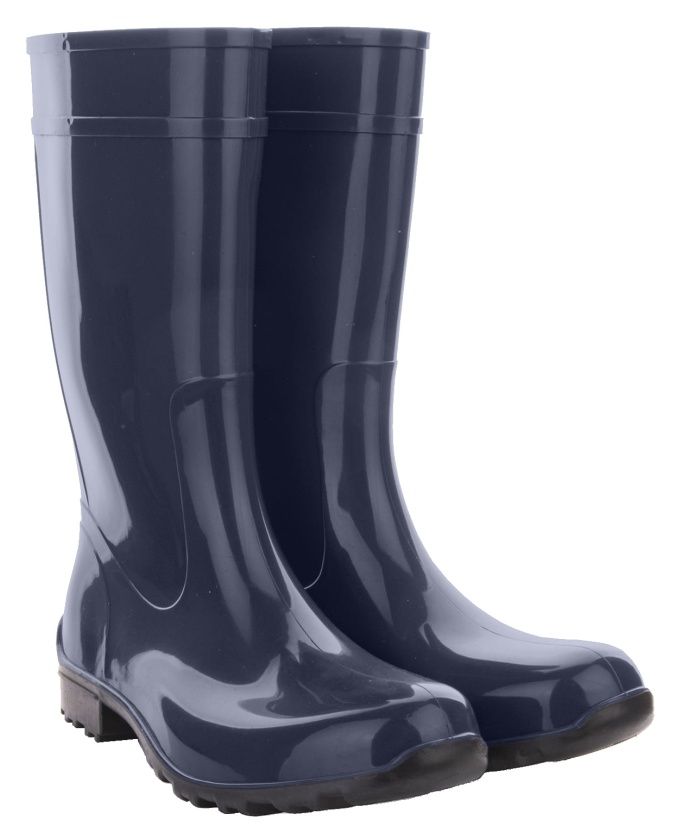 Buty gumowe damskie ILSE granatowe Lemigo1