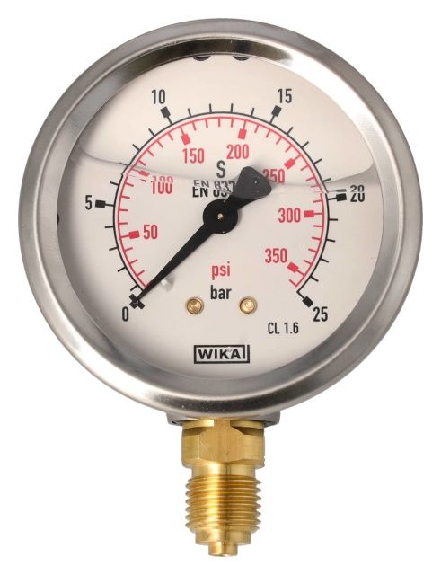 Manometr glicerynowy WIKA 12003280 Model 213.53.063 bar/psi
