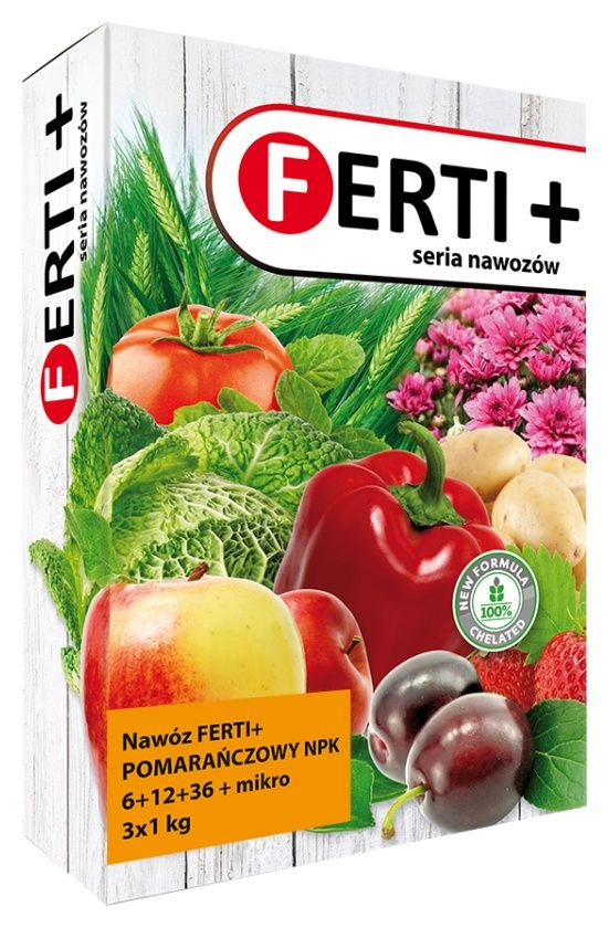 Ferti+ Pomarańczowy 6-12-36 + Mikro 3 x 1 kg Intermag