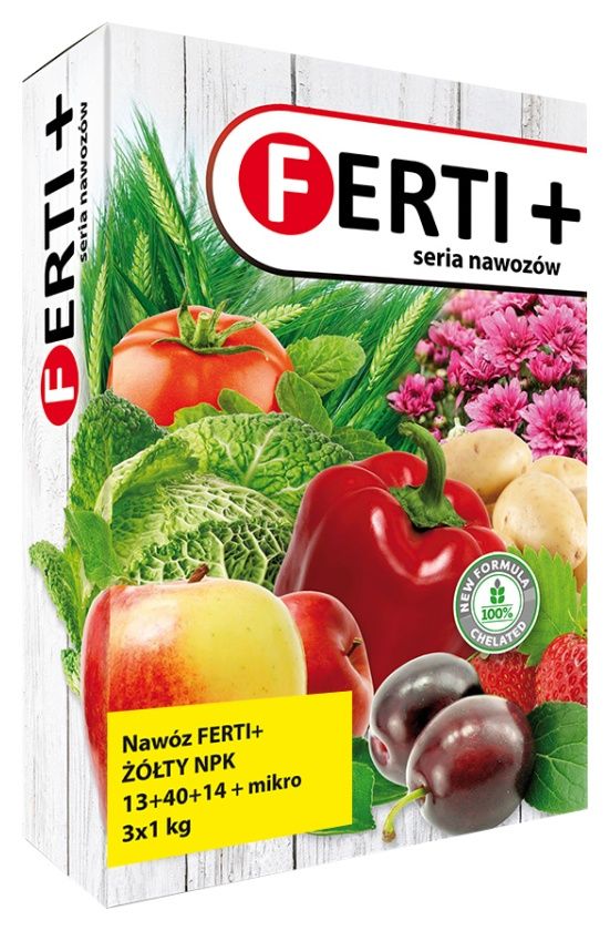 Ferti+ Żółty 13-40-13 + Mikro 3 x 1 kg Intermag