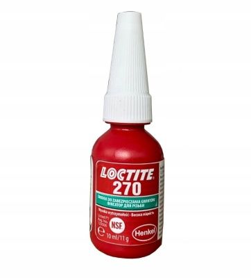 Klej do zabezpieczenia gwintów Loctite 270 mocny zielony 10ML