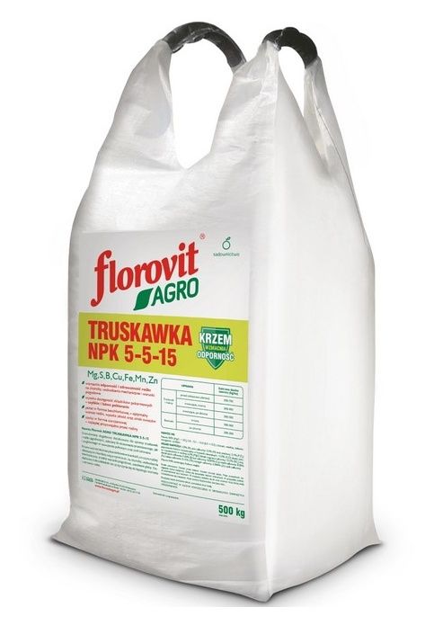 Nawóz Agro Truskawka NPK 5-5-15 500 kg Florovit