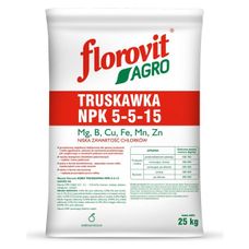 Nawóz Agro Truskawka NPK 5-5-15 25 kg Florovit