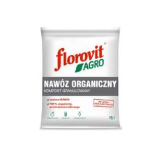 Nawóz organiczny kompost granulowany 25L Florovit Agro