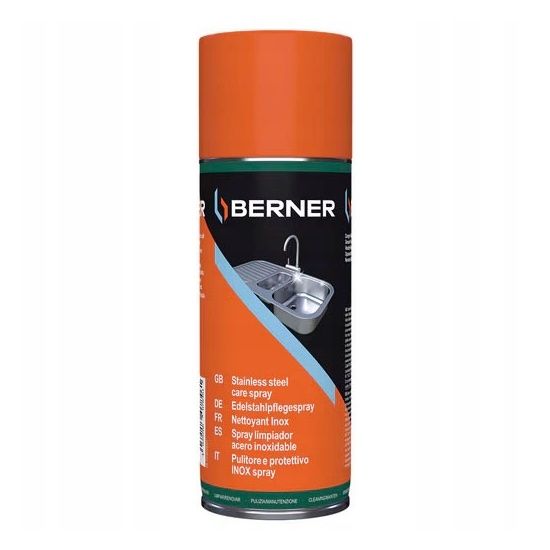 PREPARAT DO CZYSZCZENIA I KONSERWACJI STALI NIERDZEWNEJ 400 ML BERNER