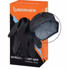 Rękawiczki nitrylowe z bawełną Comfort Grip Berner