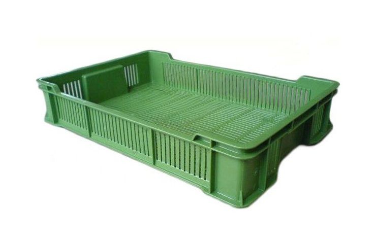Skrzynka transportowa na owoce 10 kg 600x400x150 R-150 Ciemna Zieleń