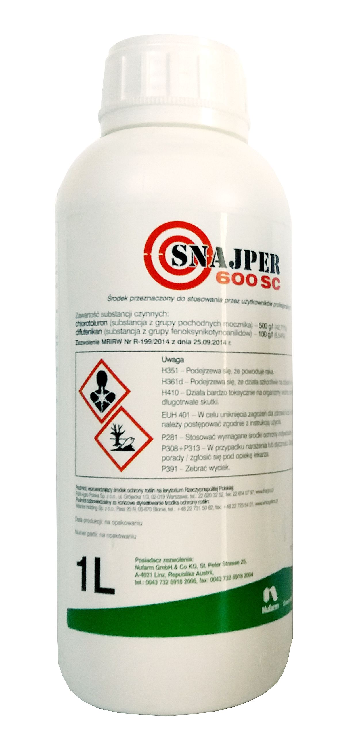 Snajper 600SC Nufarm