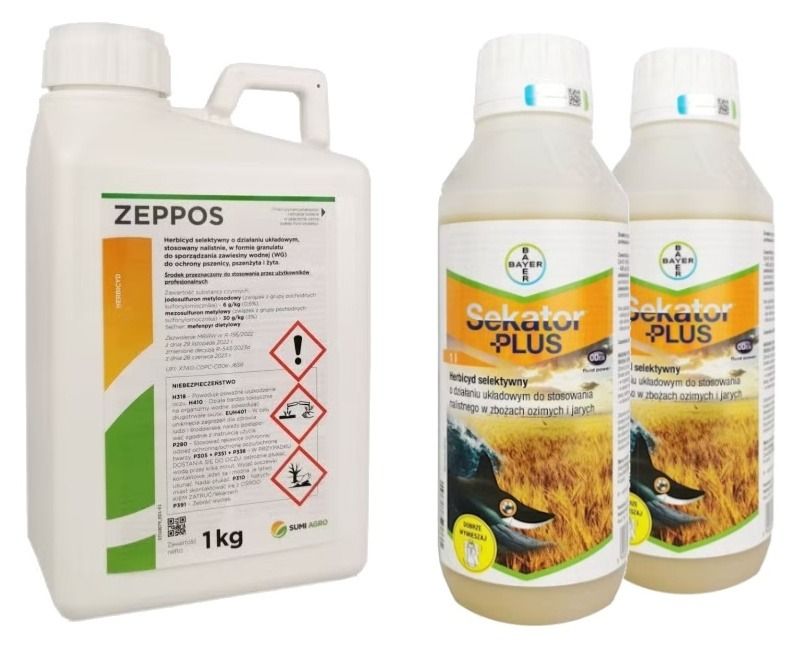 Zestaw Zeppos 1Kg Sumi Agro + Sekator Plus 2x1L Bayer