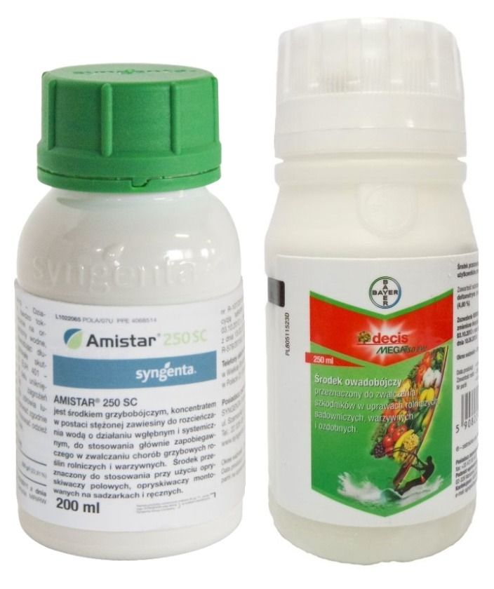 Zestaw Amistar 0,2L Syngenta + Decis Mega 0,25L Bayer