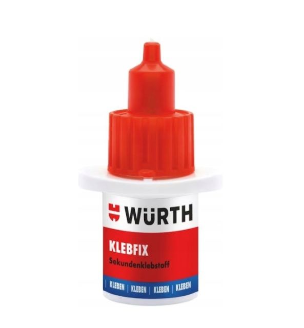 WURTH KLEBFIX KLEJ CYJANOAKRYLOWY SEKUNDOWY 5G DO PLASTIKU GUMY METALU