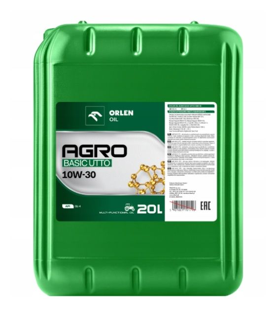 Olej Hydrauliczno-Przekładniowy Orlen Oil AGRO BASIC UTTO 10W-30 20L