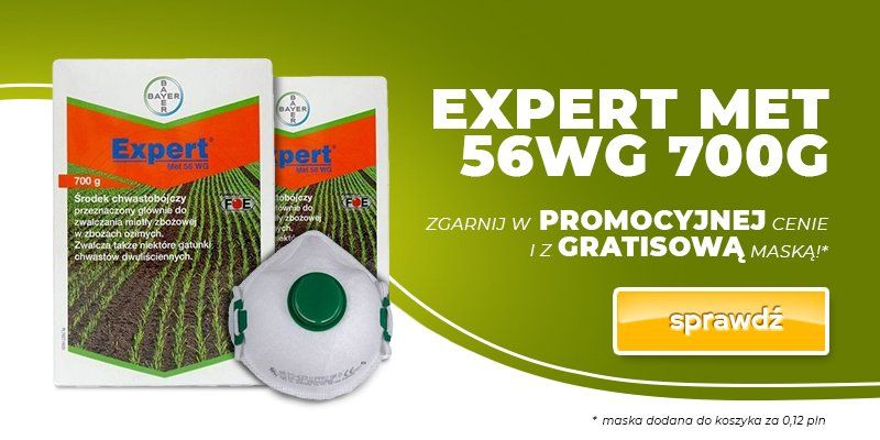 Expert Met 56 WG 700g + promocyjna maska