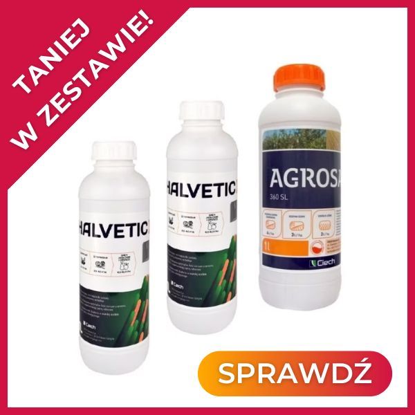 Zestaw 3L (Halvetic 180SL + Agrosar 360SL) Ciech - zamiennik randapu