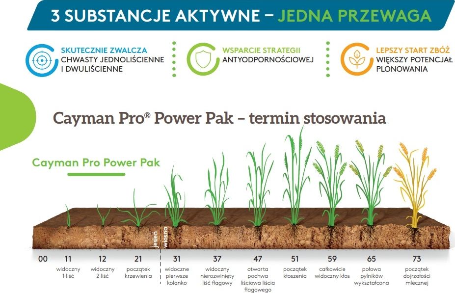 Cechy Cayman Pro Power Pak
