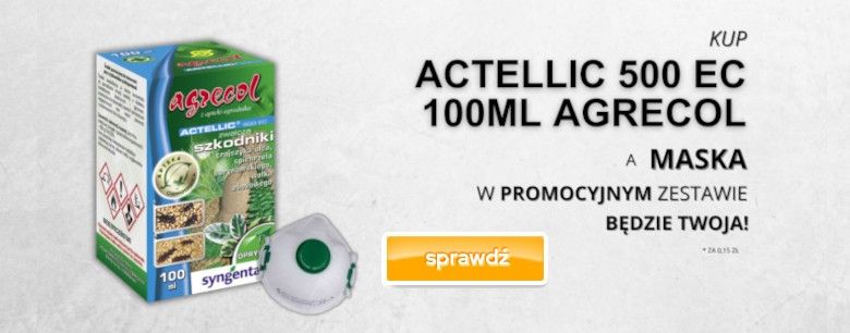 Actellic 100ml Agrecol + maska gratis