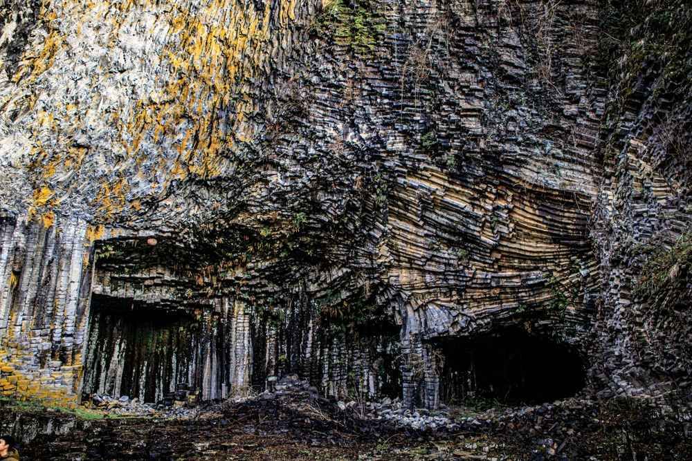Bazalt naturalny surowiec mączki bazaltowej - Geopark Sanin Kaigan Bazalt naturalny surowiec mączki bazaltowej - Geopark Sanin Kaigan