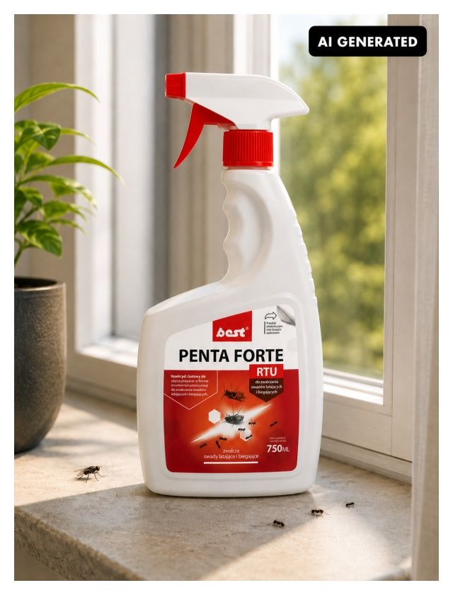 Penta Forte RTU Best-Pest gotowy preparat w atomizerze na muchy, komary, meszki i mrówki