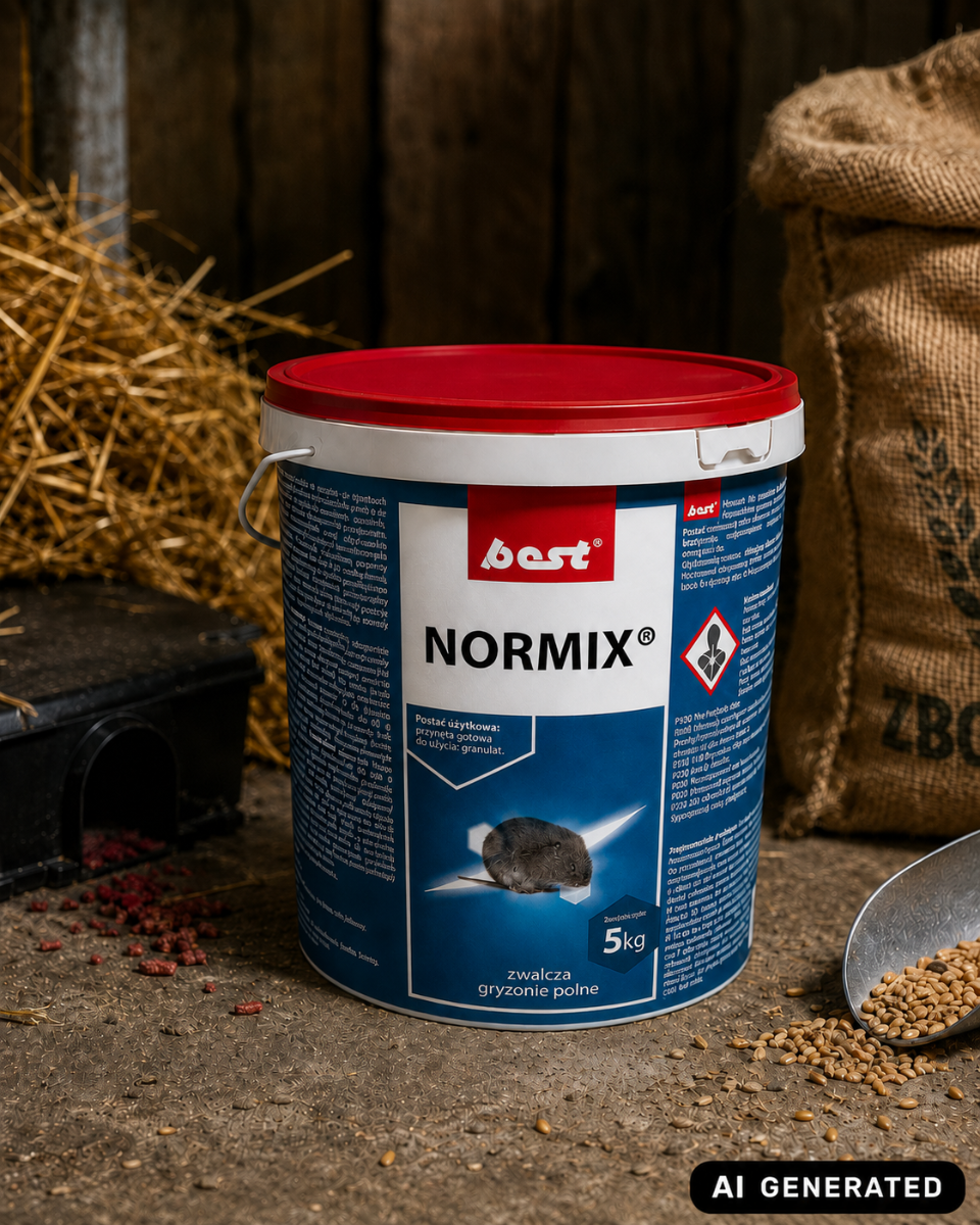 Środek gryzoniobójczy Normix Best-Pest w granulacie na myszy i szczury