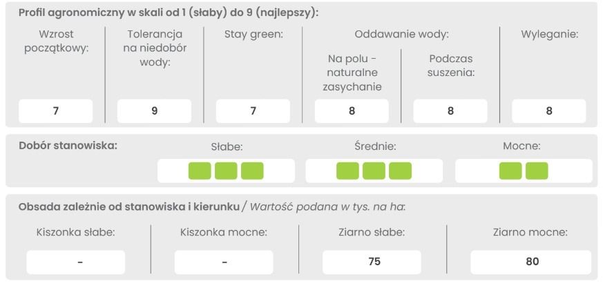 Profil odmiany kukurydzy RGT Auxkar